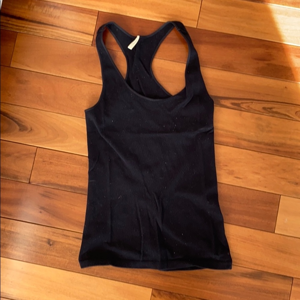 Black tank top